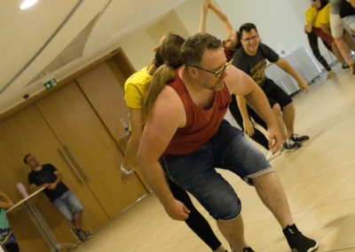 Páros tánc bemutató a Salsa Revolution 2025-ös nyári táborában